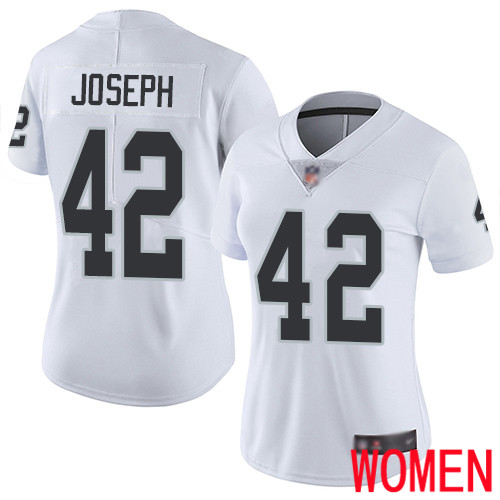 Oakland Raiders Limited White Women Karl Joseph Road Jersey NFL Football #42 Vapor Untouchable Jersey->youth nfl jersey->Youth Jersey